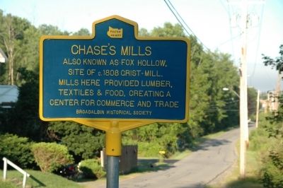 Chase's Mills Marker image. Click for full size.