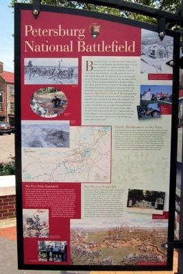 Petersburg National Battlefield Marker image. Click for full size.