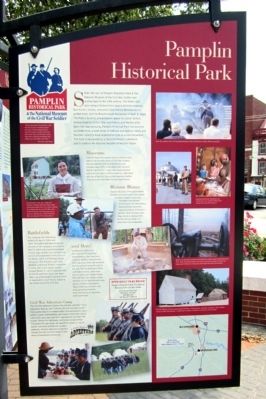 Pamplin Historical Park Marker. Click for full size. Pamplin Historical Park Marker image. Click for full size.