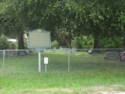Brandon Family Cemetery Marker. Click for full size. Brandon Family Cemetery Marker image. Click for full size.