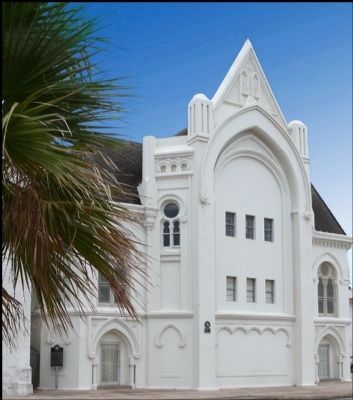 Congregation B'nai Israel Synagogue and Marker image. Click for full size.