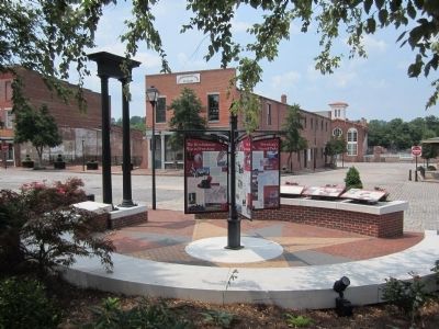 The Revolutionary War in Petersburg Marker. Click for full size. The Revolutionary War in Petersburg Marker image. Click for full size.