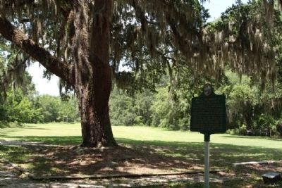Site of the Mission of San Juan del Puerto Marker. Click for full size. Site of the Mission of San Juan del Puerto Marker image. Click for full size.