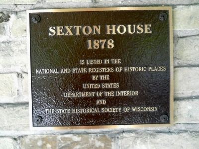 Sexton House Marker image. Click for full size.