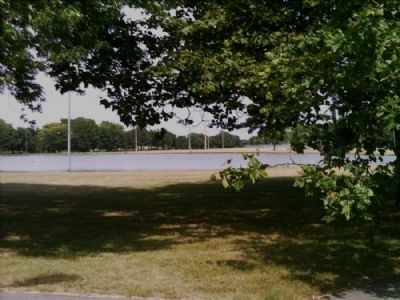 Lake Riley as seen from the Widewaters Field marker. Click for full size. Lake Riley as seen from the Widewaters Field marker image. Click for full size.