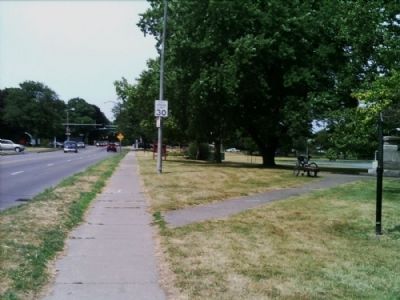 Culver Road facing North as seen from near the marker image. Click for full size.