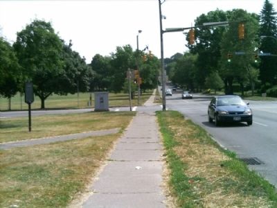 Culver Road facing South as seen from near the marker image. Click for full size.