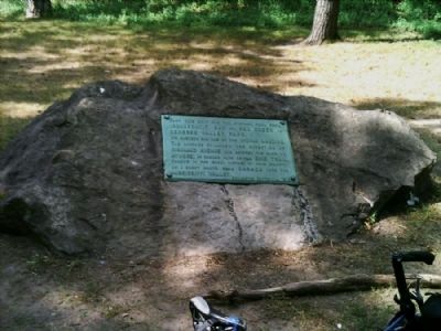 Portage Trail Marker. Click for full size. Portage Trail Marker image. Click for full size.