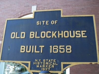 Old Blockhouse Marker image. Click for full size.