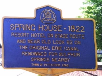 Spring House - 1822 Marker image. Click for full size.