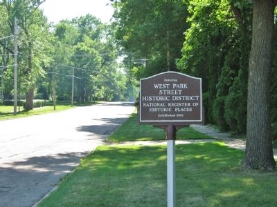 Nearby Historic District Sign. Click for full size. Nearby Historic District Sign image. Click for full size.