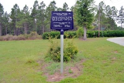 Attapulgus Cemetery Inc. Marker. Click for full size. Attapulgus Cemetery Inc. Marker image. Click for full size.