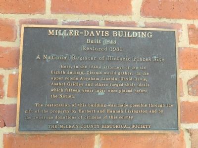 Miller-Davis Building Marker image. Click for full size.