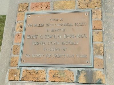 Dedication Plaque image. Click for full size.