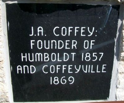 J. A. Coffey Marker image. Click for full size.
