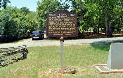 Macarthy~Pope House Marker, Side 2. Click for full size. Macarthy~Pope House Marker, Side 2 image. Click for full size.