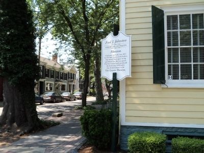Van Leuven Mansion Marker. Click for full size. Van Leuven Mansion Marker image. Click for full size.