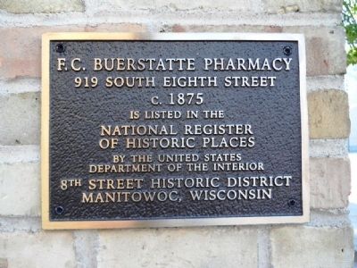 F.C. Burstatte Pharmacy Marker image. Click for full size.