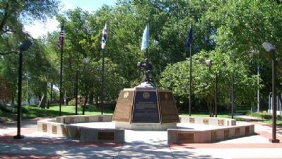 Kansas Korean War Memorial. Click for full size. Kansas Korean War Memorial image. Click for full size.