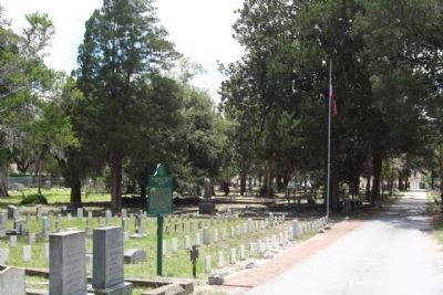 Old Confederate Soldiers and Sailors Home Marker, along Cemetery Lane image. Click for full size.