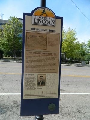 The National Hotel Marker image. Click for full size.
