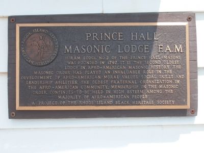 Prince Hall Masonic Lodge F.A.M. Marker image. Click for full size.