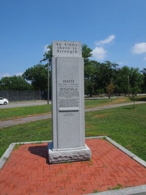 The Bicentennial of Haitian Independence Rear of Marker image. Click for full size.