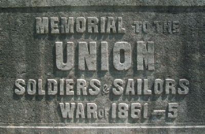 Civil War Memorial Dedication. Click for full size. Civil War Memorial Dedication image. Click for full size.
