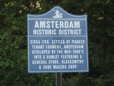 Amsterdam Historic District Marker image. Click for full size.