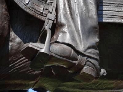 Major General George Gordon Meade Statue Detail image. Click for full size.