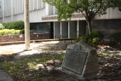 Duval County Marker located at the Courthouse image. Click for full size.