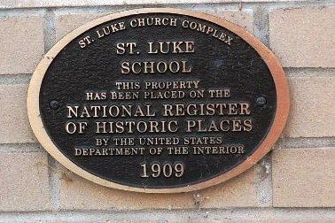 St. Luke School Marker image. Click for full size.
