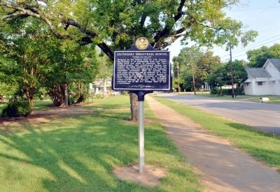 Secondary Industrial School Marker, Side 2 image. Click for full size.