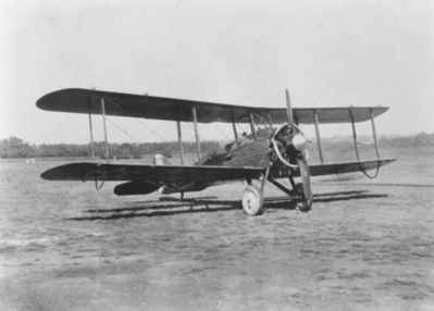 de Havilland D.H.4B biplane, as mentioned image. Click for full size.