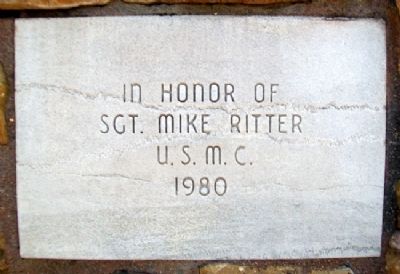 Sgt Mike Ritter Marker image. Click for full size.