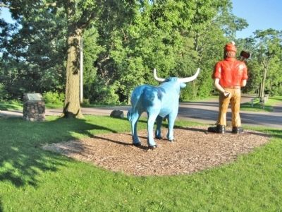 Legend of Paul Bunyan Marker image. Click for full size.