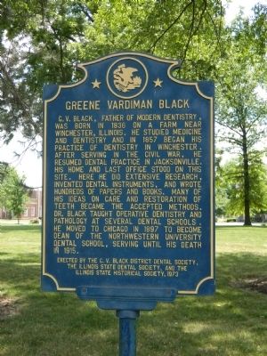 Greene Vardiman Black Marker image. Click for full size.