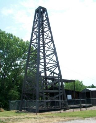 Norman No. 1 Oil Well Replica image. Click for full size.