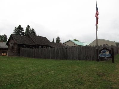 Madeline Island Museum grounds image. Click for full size.