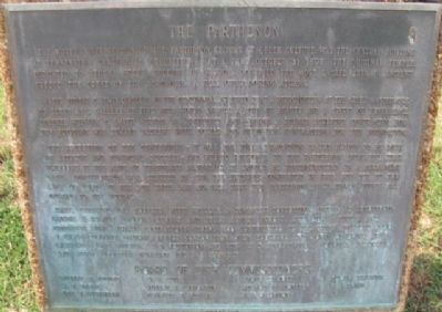 The Parthenon Marker. Click for full size. The Parthenon Marker image. Click for full size.