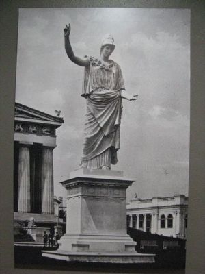 Athena~Photograph and info from the Parthenon Museum image. Click for full size.
