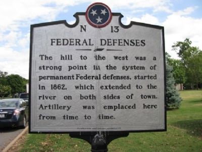 Federal Defenses Marker. Click for full size. Federal Defenses Marker image. Click for full size.