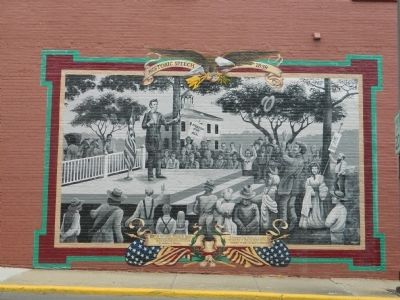 Lincoln and Slavery Mural image. Click for full size.