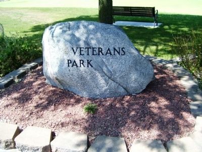 Kiel Veterans Park Marker image. Click for full size.