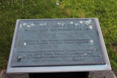 Monica Dickens Stratton Marker. Click for full size. Monica Dickens Stratton Marker image. Click for full size.