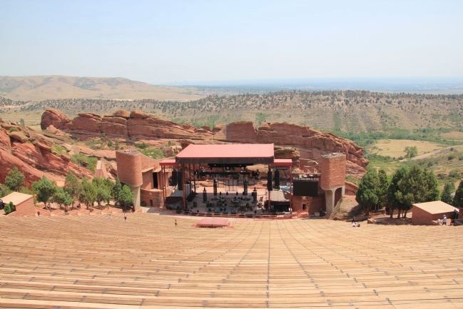 Red Rocks Amphitheater Stage image. Click for full size.