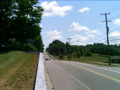 Center Cemetery Marker as seen facing East on Ayrault. Click for full size. Center Cemetery Marker as seen facing East on Ayrault image. Click for full size.