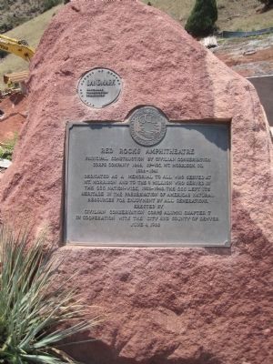 Red Rocks Amphitheatre Marker image. Click for full size.