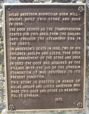 Anderson Dock Marker image. Click for full size.