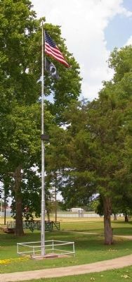 Memorial Park Flagpole image. Click for full size.